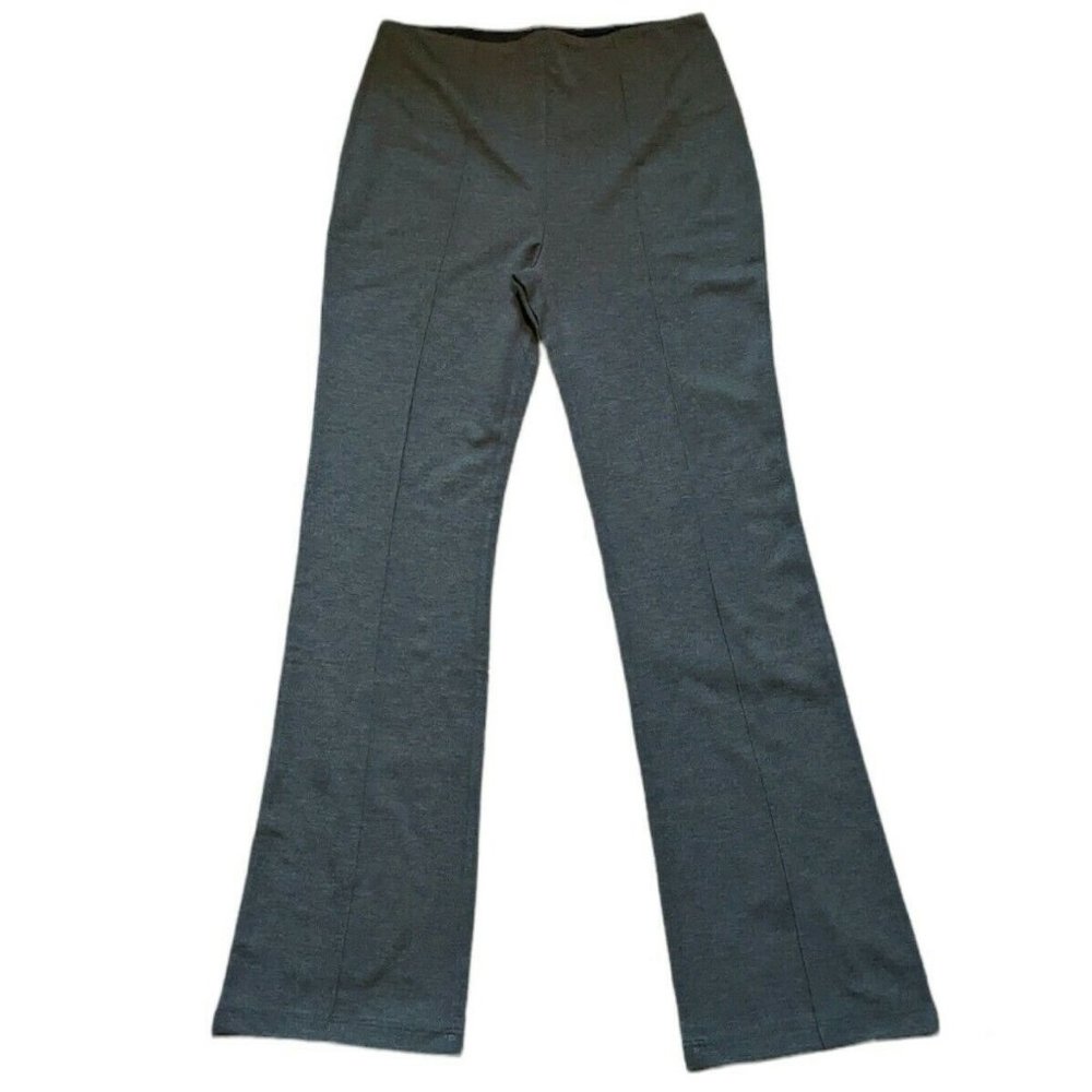 Lysse Elysse Wide Leg Ponte Pants Charcoal Grey 4-way Stretch Antiwrinkle XL